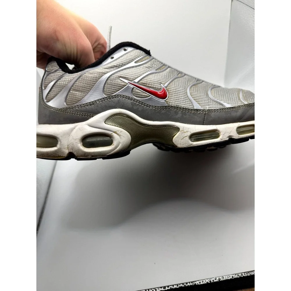Nike Air Max Plus QS‎ 903827-001 Mens 11.5 Running Shoes Silver Bullet Sneaker